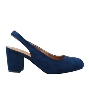 Boven: Suède. Binnenzool: Verstevigd. Buitenzool: Rubber, Tractiegrip. Stoftechnologie: Duurzaam. Slingback. Blokhak. Hakhoogte: 2.7in. Ontwerp: Eenvoudig. Teenstijl: Rond. Sluiting: Enkelbandje. Geschikt voor: Breed.