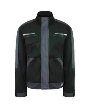 La colección GDT Premium presenta prendas de algodón predominantemente de alta calidad que son una versión premium de nuestra popular gama de ropa Grafter Duo Tone. Esta chaqueta presenta galones reflectantes en el pecho, los hombros y las áreas del cuello, además de tener un logotipo reflectante de Dickies en la cintura delantera.