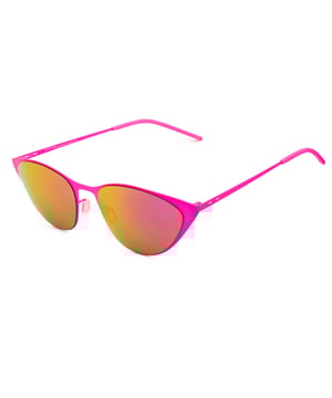 Gafas de sol de mujer de color rosa - Italia Independent 0203-018-000• material: metal• color: rosa• tamaño: 55/19/140 mm (longitud de la lente / ancho del puente / longitud de la varilla)  Protection 3