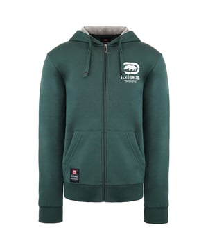 Ecko Unltd. Camina de capucha de cornisa con cremallera de manga con cremallera