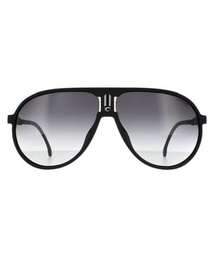 Carrera Lunettes de soleil Champion / N DL5 9o Matte Black Grey Gradient est un modèle génial de Carrera qui est l'une des lunettes de soleil les plus populaires de tous les temps. David Beckham, Paris Hilton et d'autres A-listers ont été vus arborant des lunettes de soleil Carrera et le champion est l'un des modèles qu'ils portent. C'est vraiment un bon champion avec sa super version rétro de la forme aviator classique. Ils présentent la nouvelle lentille Carrera Blue Mirror qui se révèle extrêmement populaire!