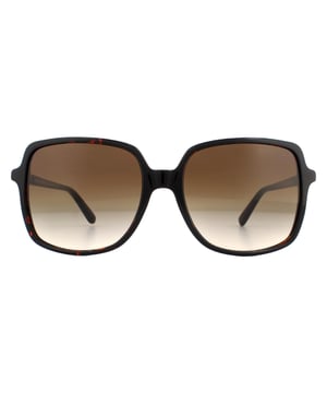 Michael Kors zonnebril Isle of Palms MK2098U 378113 Dark Tortoise Smoke Gradient zijn een oversized vierkant ontwerp gemaakt van lichtgewicht acetaat. Slanke tempels zijn voorzien van het MK -logo in metaal.