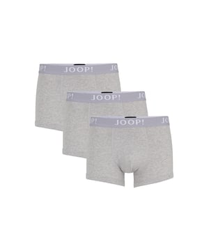 Dieses Set enthält drei einfarbige Basic-Hosen ohne Eingriff. Sie haben eine schmale Passform mit einem hüftigen Sitz und kurzen Beinen. Die Vorderseite ist gefüttert. Der Bund mit gewebtem Logoschriftzug ist elastisch. Die Boxershorts aus gekämmter Baumwolle mit Elasthananteil bieten eine optimale Passform und einen hohen Tragekomfort. Der weiche, nicht spürbare Bund am Bein sorgt zudem für optimalen Tragekomfort.