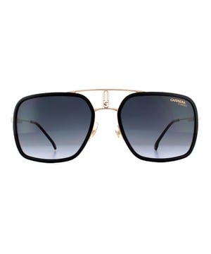 Las gafas de sol Carrera 1027/s RHL/9O Gold Black Dark Gray Gradient tienen un gran diseño de barrilete cuadrado con el nuevo logotipo C "perforado" de Carrera delante y en el centro. Las patillas metálicas llevan el logotipo de Carrera y terminales de plástico para mayor comodidad.