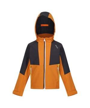 Materiaal: 96% polyester, 4% elastaan. Stof: Softshell, rekbaar. Ontwerp: Badge, contrast, logo. Stoftechnologie: Ademend, DWR-afwerking, waterdicht, weersbestendig, winddicht. 360-graden reflectie, interne ritsbeschermer, gedrukt naamlabel, reflecterende afwerking. Halslijn: Capuchon. Mouwtype: Lange mouwen. Capuchonkenmerken: Afneembare capuchon, elastisch. Zakjes: 2 zijzakken, rits. Sluiting: Volledige rits. 10000g/m²/24 uur. Zoom: Verstelbaar, schokkoordzoom.