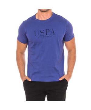 Short sleeve t-shirt U.S. POLO ASSN.
 Round neckline with ribbed finish.
 Brand print on the front.
 Seams seen in tone.
 Composition: 90% Cotton, 10% Viscose
 Care:
Wash at maximum temperature 30º.
 Iron at low temperature.
 Do not use bleach.
 Do not use dryer.
 Do not dry clean.