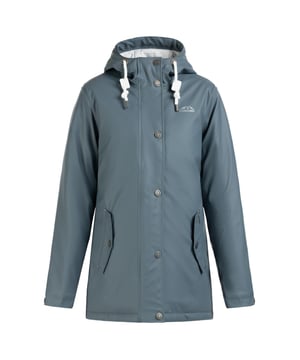 Der urban rain Regenparka von ICEBOUND lässt Sie weder bei Kälte noch bei Nässe im Stich. Grund dafür ist die wärmende Wattierung und das beschichtete Obermaterial, das Wind und Regen zuverlässig abhält. Die versiegelten Nähte bieten dabei noch einen zusätzlichen Schutz. Für ein angenehmes Tragegefühl sorgt ein weiches Jersey-Innenfutter in modischen Melangetönen. Die große Kapuze geht mit ihrem aufklappbaren Regenschutz und der kräftigen Kordel in einen hohen Stehkragen über, der angrenzende, stabile Reißverschluss wird durch eine durchgehende Druckknopfleiste geschützt. Besonders praktisch an dunklen Herbst- und Wintertagen sind die reflektierenden Logo-Prints, wie der Logo-Regenschirm auf der Brust und der Logo-Schriftzug auf dem Ärmel. Beschichtung: 100% Polyurethan  Regenjacke mit Wattierung