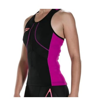 Featuring a smooth feeling integrated bra for a comfortable fit and feel, this fastskin offers full coverage with a closed back. The fastskin is manufactured from soft, lightweight materials designed to optimise performance. The singlet is tight fitting, finished in a beautiful, contrasting block colour design. This chlorine resistant fastskin singlet is a perfect choice for all swimming enthusiasts.


Feminine design
Stunning block colours
Streamlined design
Closed back
Full coverage for modesty
Soft, smooth feeling materials for comfort and flexibility
Integrated bra for comfort and support
Chlorine resistant materials