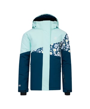 Lining: Polyester. Design: Colour Block, Daisy, Logo. Fabric Technology: ARED 30/30, Breathable, Durable, PFC Free, PFOA Free, PFOS Free, Stretch, Water Repellent, Waterproof. Cuff: Adjustable, Touch Fastening Tab. Neckline: Hooded. Sleeve-Type: Long-Sleeved. Padded, Sleeve Patch, Taped Seams. Hood Features: Elasticated, Grown On Hood. Pockets: 2 Side Pockets, 1 Sleeve Pocket, Zip, Stow Pocket. Fastening: Full Zip, Stormflap. Please Note: Shockcord Hem Age 7+. Sustainability: Made from Recycled Materials.