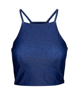 85% Polyester, 15% Elastaan. Ontwerp: All-over print, Palmblad. Riemstijl: Normale riem. Bevestiging: Trek aan de achterkant. Rugstijl: Racerback. Halsuitsnijding: Vierkant. Merkklinknagel, verwijderbare bustevullingen. Flexibel. Stijl: Bijgesneden. Mouwtype: Mouwloos.