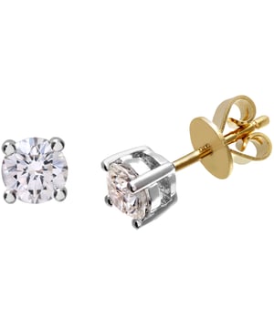 18K (750) witgoud: 1,5 gram; # Diamant: 0,75 ct