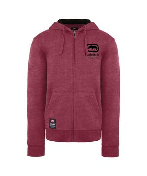 Ecko Unltd. Long Sleeve Zip Up Burgundy Mens Cornice Hoodie Jacket EFM04479 BURG