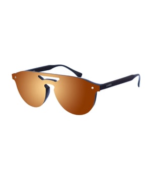 Gafas de sol Kypers con montura de Nylon.
Color Negro-dorado
Forma ovalada.
Lentes de color Dorado espejo
Patillas de Nylon, con el nombre de la marca grabado.
100% Protección UV. 
Cristales antirreflejo.
Incluye una funda de tela de protección.

Medidas:  Alto lente: 52 mm. Ancho lente: 50 mm. Puente: 20 mm. Patillas: 150 mm.

Limpieza y manutención:
-Limpiar las gafas con agua y jabón (neutro).
- No utilice paños sucios o abrasivos, que puedan alterar las características de los filtros.
- Utilice solo accesorios y repuestos originales.
