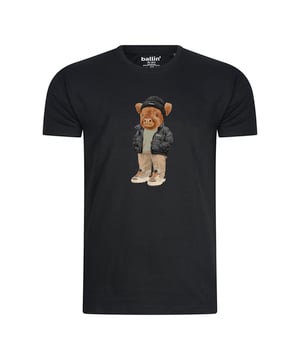 Camiseta de hombre de la marca Ballin Est. 2013. Estas camisetas de Ballin Est. 2013 están hechas de 100% algodón y tienen un corte regular. El suave algodón proporciona una gran comodidad.  Marca: Ballin Est. 2013Nombre del modelo: Cool Cow TeeCategoría: camiseta hombreComposición: algodónColor: negro
