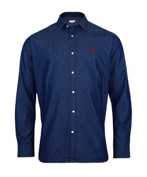 Een geweldig casual shirt voor mannen van het merk U.S. Polo ASSN. Aangenaam om te dragen, comfortabel en sportief gesneden tegelijk. Kan met veel kledingstukken worden gecombineerd. Hoogwaardige materialen en nauwkeurige afwerking kenmerken de mode van U.S. Polo ASSN.
