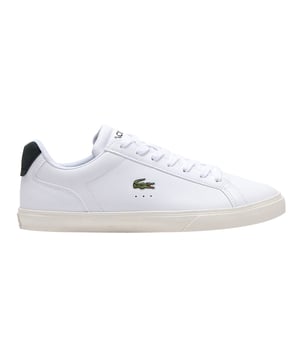 The Lacoste Lerond Pro 221 1 CMA Men’s White Trainers are a stylish and versatile choice, embodying a timeless court-inspired design with premium materials and clean detailing. Ideal for casual and smart-casual occasions, these trainers provide the perfect balance of elegance, comfort, and functionality, making them a go-to addition for everyday wear.
 
Key Features:
Premium White Upper: 

Constructed from high-quality leather or synthetic materials (depending on the design), the smooth upper delivers a fresh, minimalist look and long-lasting durability.

Iconic Lacoste Branding: 

The classic Lacoste crocodile logo is prominently displayed on the side, with subtle branding on the tongue and heel, adding a touch of sophistication.

Cushioned Comfort: 

A padded collar and tongue enhance overall comfort, while the cushioned insole ensures support for extended wear.

Breathable Interior: 

The soft, breathable lining keeps your feet cool and comfortable, even during long days or warm weather.

Durable Rubber Outsole: 

The trainers feature a sturdy, textured rubber outsole that offers reliable grip and long-lasting wear on various surfaces.

Classic Lace-Up Design: 

The lace-up closure ensures a secure and adjustable fit, blending functionality with the sleek silhouette of the trainers.

Versatile Styling: 

With their clean white design, these trainers pair effortlessly with jeans, chinos, or shorts, elevating casual outfits or complementing semi-casual ensembles.

 
The Lacoste Lerond Pro 221 1 CMA Men’s White Trainers are a must-have for men who appreciate understated elegance and premium craftsmanship. Perfect for a variety of occasions, they deliver effortless style and the quality performance Lacoste is renowned for.