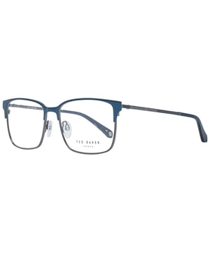 Ted Baker Square Unisex Navy Blue TB4294 Powell Glasses are a classic square style crafted from lightweight acetate. The adjustable nose pads and plastic temple tips provide comfort for all day use. Ted Baker's logo is embedded into the temples for brand authenticity.