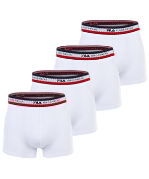 Sportliche Shorts für Herren von der Marke FILA im 4er Pack.
Aus weicher Stretch-Baumwolle mit bequemem Logobund.