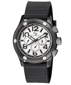 Giulio romano: mens piemonte silver watch