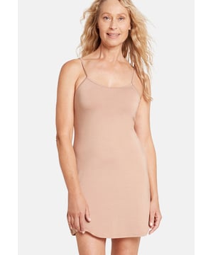 The Everyday Slip Dress - Minimalist Layering Essential. Add An Extra Layer To Your Look With The Everyday Slip. In Our Signature Minimalist Design, This Essential Style Features Fixed-Length Shoestring Straps, Comfortable Arm Openings And A Mid-Thigh Length. Perfect For Wearing Beneath Your Favorite Dark Or Light Pieces, The Super Soft Everyday Slip Has A Fluid Silhouette And Is Available In Black And Almond.