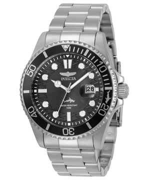 El Invicta 30018 tiene una caja de acero inoxidable de 43 millimetros con una esfera negro.
Esta modelo funciona con un movimiento de Cuarzo preciso.
Resistencia a la presión de aqua de 10 bares.
Este modelo es parte de la colección Invicta Pro Diver.

2 años de garantía Invicta.