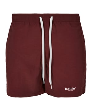 Small Logo Zwembroek von Ballin Est. 2013 in der farbe Rot und in größe S.