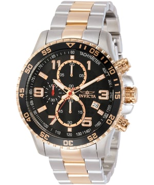 El Invicta 14877 tiene una caja de acero inoxidable de 45 millimetros con una esfera negro.
Esta modelo funciona con un movimiento de Cuarzo preciso.
Resistencia a la presión de aqua de 5 bares.
Este modelo es parte de la colección Invicta Specialty.

2 años de garantía Invicta.