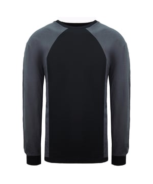Dickies Zwei -Ton -Herren schwarz/grauer Pullover