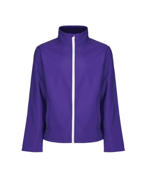 100% Polyester. Warm gewebte Softshell-Jacke. Bedruckbarer Softshell-Stoff. Windabweisendes Membrangewebe. Dauerhaft wasserabweisendes Finish. Innere Reißverschlussabdeckung, 2 untere Taschen und verstellbarer Kordelsaum.
