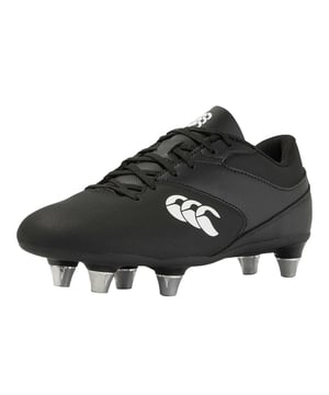 Design/motif: Logo. Style du bout: Arrondi. Caractéristiques: Approuvé par World Rugby. Talon: Talon plat. Fermeture: À lacets. Œillets: 6. Caractéristiques: Col rembourré, Talon surélevé. Caractéristiques des matériaux: Durable. Dessus: PU (polyuréthane). Doublure: Mousse. Semelle intérieure: Rembourrée. Semelle extérieure: Cloutée, Traction adhérente. Idéal pour: Sol mou. Avantages médicaux: Réduit la tension dans les membres inférieurs.