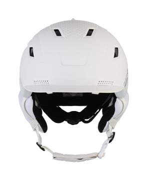 Material: 50% Polycarbonate, 50% Plastics. Hybird polycarbonate & ABS shell construction. Complies to CE EN1077 standards. In-mould, lightweight construction with fused EPS foam lining for excellent impact protection. Low-profile, adjustable air vents for quick and easy temperature regulation. Removable goggle clip for keeping goggles in position whilst on the slope. Size adjustment dial system for easy helmet fitting. S/M: 54-58cm, L/XL: 58-62cm.