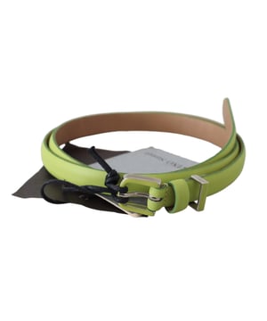Brand new with tags
  Crafted from green leather
  Silver-tone hardware
  Buckle fastening
  Made in Italy
Material: Leather