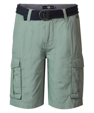 Cargo-Shorts mit passendem Gürtel. Die Shorts haben einen Hosenschlitz mit Knopf- und Reißverschluss. Diese Shorts sind mit zwei seitlichen Eingrifftaschen, zwei Gesäßtaschen mit Patte und Druckknöpfen und zwei Cargotaschen mit Druckknöpfen ausgeführt. Hergestellt aus 100 % Baumwolle. Cargo-ShortsHosenschlitz mit einem Knopf- und ReißverschlussSeitliche Eingrifftaschen, Gesäßtaschen und Cargotaschen100 % BaumwolleDas Model ist 152 cm groß und trägt Größe 152.