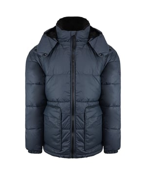 Brave the winter chill with the Hunter Intrepid Men's Navy Puffer Coat. Combining functionality with contemporary style, this puffer coat from Hunter is designed to keep you warm and on-trend during colder seasons.

Key Features:

 Insulated Design:  The coat is equipped with insulation to provide optimal warmth, ensuring comfort in cold temperatures.

 Navy Color:   The classic navy hue adds a touch of sophistication while allowing for versatile pairing with a range of winter outfits.

 Puffer Style:   The puffer design with quilted detailing not only enhances insulation but also adds a modern and stylish element to your winter wardrobe.

 Full-Length Zipper Closure:   The full-length zipper closure offers easy wear and removal, providing additional protection against the cold.

 Adjustable Features:   Look for adjustable elements such as a cinched waist or cuffs, allowing you to customize the fit for a tailored silhouette.

 Functional Pockets:   Deep and functional pockets offer practical storage space for essentials and provide a cozy place for your hands during colder days.

 Removable Hood:   Some models may feature a removable hood, providing versatility in styling and adapting to different weather conditions.

 Hunter Branding:   Subtle Hunter branding may be present, reflecting the brand's commitment to quality and contemporary design.

Stay cozy and stylish during winter with the Hunter Intrepid Men's Navy Puffer Coat â€” a practical and fashionable choice for the colder months.