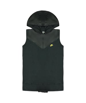 Nike Dri-Fit Zip Up Hooded Vrouwen Casual Sport Zwart Mouwloos Hoody 332694 010
