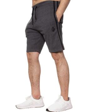  Enzo Mens Relaxed Comfortable Loungewear Shorts. Adjustable Drawstring and Elastic Waistband. 2 Side Pocket Design with Contrasting Stripes to Side. Branded Stitching.