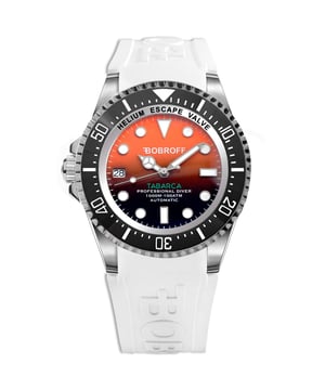Bobroff BF0004i-BFSTB - Reloj para hombre automático acero inoxidable• material: acero inoxidable• cristal: saphir• pulsera: goma• correa: plata negro• resistencia al agua: 1000 m (100 ATM)• tamaño de la caja: 44 mm
