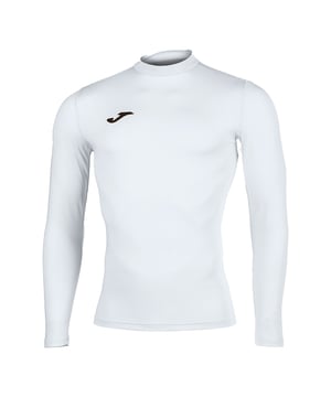 Color: Blanco 200 Mangas: Largas Escote: Con cuello perkins Detalles: Camisa interior de manga larga diseñada con tejido elástico para garantizar la libertad de movimiento Largo: Normal Calce: Ajustado Uso: Actividades deportivas