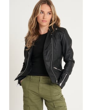 Barneys leather jacket uk shop