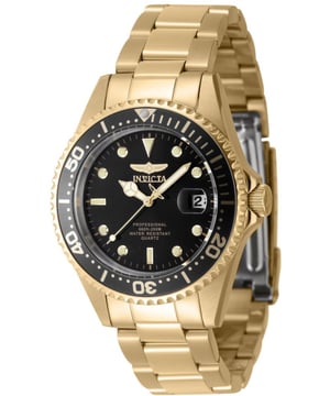 El Invicta 8936OB tiene una caja de acero inoxidable de 38 millimetros con una esfera negro.
Esta modelo funciona con un movimiento de Cuarzo preciso.
Resistencia a la presión de aqua de 20 bares.
Este modelo es parte de la colección Invicta Pro Diver.

2 años de garantía Invicta.