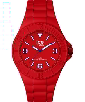 This Ice Watch Ice Generation Analogue Watch for Men is the perfect timepiece to wear or to gift. It's Red 40 mm Round case combined with the comfortable Red Silicone watch band will ensure you enjoy this stunning timepiece without any compromise. Operated by a high quality Quartz movement and water resistant to 10 bars, your watch will keep ticking. This fashionable, classic watch is a perfect gift for New Year, birthday,valentine's day and so on  -The watch has a function: Luminous Hands, Luminous Numbers High quality 21 cm length and 19 mm width Red Silicone strap with a Buckle Case diameter: 40 mm,case thickness: 10 mm, case colour: Red and dial colour: Red