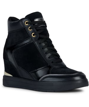 Maurica ist ein Schnürsneaker für Damen mit integriertem Keil, der für Wohlbefinden und Komfort beim Gehen sorgt. Das Modell aus Wildleder und geschmeidigem Nappa steht für eine aktive Ästhetik und bringt moderne Dynamik in die urbane Freizeitgarderobe.