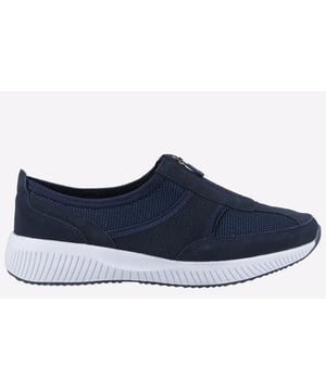 Enhance your comfort with this lightweight breathable casual from Fleet & Foster. From its wide openings and lightweight uppers, through to its luxury memory foam padded footbed, Cora is designed for relaxation.Women's low profile casual shoeLightweight and breathable textile mesh upperSoft supple suede overlaysWide V opening with zip fastening and soft suede under tabRound toe box offering plenty of wriggle roomLuxury padded memory foam footbedComfortable and flexible lightweight flat sole unit.