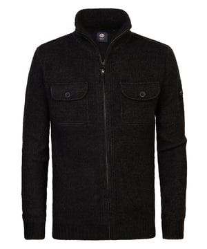 Stoer gebreid vest met klepzakken op de borst. Het vest heeft een ritssluiting, steekzakken op de heupen en een Petrol logo op de mouw. Dit stoere vest is verkrijgbaar in verschillende kleuren. Twijfel je tussen twee maten? Kies dan de grootste maat. Grofgebruid vestKlepzakken op de borstSteekzakken en ritssluiting52% acryl, 29% katoen, 17% nylon, 2% elastaan