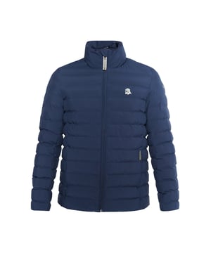 Die Temperaturen sinken, dann ist es Zeit für die wattierte und warme Winterjacke von Schmuddelwedda. Überzeugend in Design und Funktion bietet sie durch die Beschichtung eine wind- und wasserdichte Oberfläche, die zusammen mit den nahtlosen, wattierten Kammern für Wohlbefinden sorgt.. Die seitlichen Reißverschlusstaschen sowie ein elastisches Saumband sorgen für optimalen Schutz. Für den coolen Schmuddelwedda-Look sorgen diverse Logo-Details.  Übergangsjacke/Winterjacke