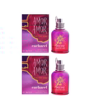 Amor Amor Electric Kiss is a Chypre Floral fragrance for women, which was created by Dominique Ropion and Fanny Bal, and launched in 2019 by Cacharel. The fragrance has top notes of Rhubarb and Pink Pepper; heart notes of Rose and Jasmine Sambac; and base notes of Patchouli and Amberwood. The scent opens with a burst of sour yet juicy and fresh fruity notes before hitting the heart of the fragrance and evolving into a creamier and and well blended scent that's perfect for the summer time.