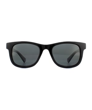 Polaroid Kids Sunglasses 8009/N/NEW 807 M9 Black Grey Polarized are a cool wayfarer style for kids with bright colours from Polaroid. The Polarized lenses will help protect a young person's eyes from glare which is even more important in developing young eyes.