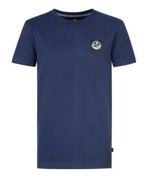 T-shirt met ronde hals en korte mouwen. Het T-shirt heeft een mini Petrol badge op de borst en een artwork op de rug. Gemaakt van 100% katoen. Verkrijgbaar in verschillende kleuren. Twijfel je tussen twee maten? Kies dan de grootste maat. T-shirt met korte mouwenRonde halsMini Petrol badge op de borstArtwork op de rug100% katoen