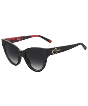 Als je graag de laatste mode en accessoires wilt laten zien, mag je de Dames Zonnebril Love Moschino MOL053-S-UYYF09O Ø 50 mm niet missen! Laat de beste zonnebrilmerken zien.Type: Dames ZonnebrilBescherming: Beschermt tegen 100% van de UV-stralen (UV400)Lensmateriaal: PolycarbonaatKleur: ZwartMateriaal: AcetaatLenskle