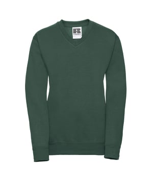 Material: 50% Cotton, 50% Polyester. Design: Logo, Plain. 295gsm. Hem: Lycra Ribbed. Drop Shoulder, Side Seams. Sleeve-Type: Long-Sleeved, Set-in. Neckline: Lycra Ribbed, V Neck. Cuff: Lycra Ribbed. Fastening: Pull Over. Sustainability: Amfori, Better Cotton Initiative, BSCI, Oeko-Tex Standard 100 Certified.